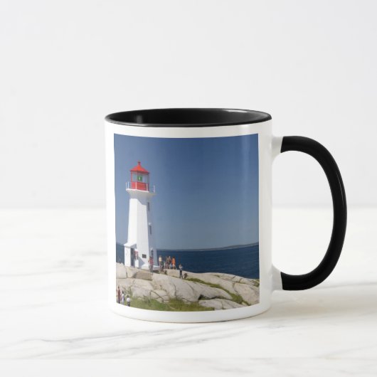 Leuchtturm an der Peggy's Cove, Nova Scotia, Kanad Tasse (Rechts)