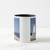 Leuchtturm an der Peggy's Cove, Nova Scotia, Kanad Tasse (Zentrum)
