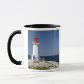 Leuchtturm an der Peggy's Cove, Nova Scotia, Kanad Tasse (Links)