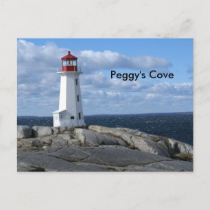Leuchtturm an der Peggy's Cove Postkarte