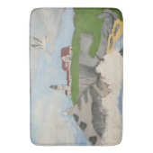 Leuchtturm an der Sea Bath Mat Badematte (Vorderseite Vertikal)