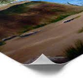 Leuchtturm an der Spitze Poster (Ecke)