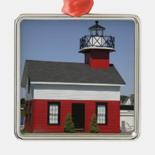 Leuchtturm an die Küste in Douglas in der Nähe ver Ornament Aus Metall