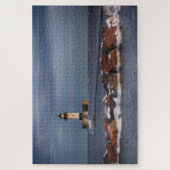 Leuchtturm an einem frostigen Morgen Duluth Minnes Puzzle (Vertikal)