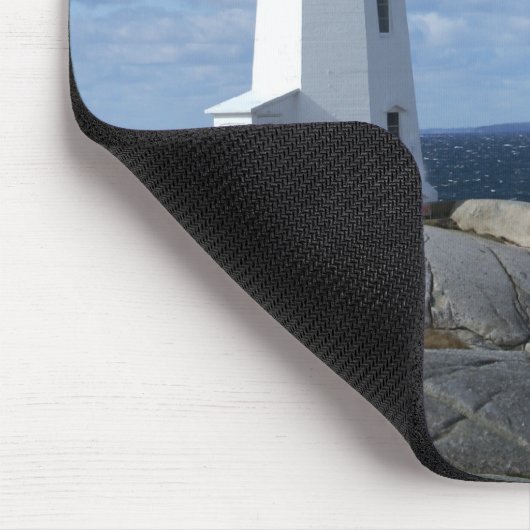 Leuchtturm an Peggy Bucht Mousepad (Ecke)