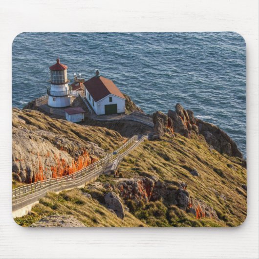 Leuchtturm an Point Reyes National Seore Mousepad (Vorne)