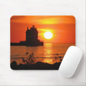 Leuchtturm an Sonnenuntergang mousepad (Mit Mouse)