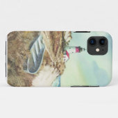Leuchtturm-Aquarell Case-Mate iPhone Hülle (Rückseite (Horizontal))