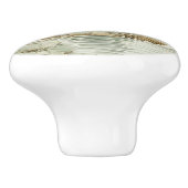 Leuchtturm Art Nouveau Imitats Relief Pastel Mint Keramikknauf (Seitenansicht)