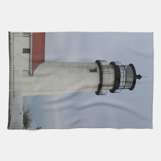 Leuchtturm auf Cape Cod Geschirrtuch (Horizontal)