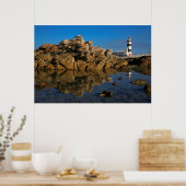 Leuchtturm auf Cape Recife Poster (Küche)