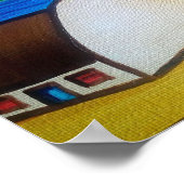 Leuchtturm auf dem Festland Poster (Ecke)
