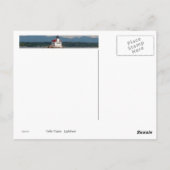 Leuchtturm auf dem Hudson Postkarte (Rückseite)