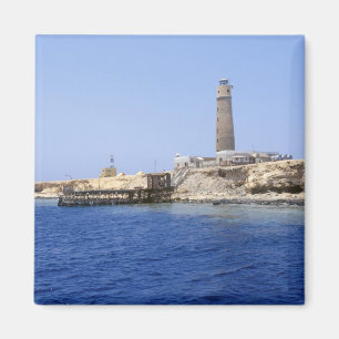 Leuchtturm auf den Brother Islands, Rotes Meer, Äg Magnet