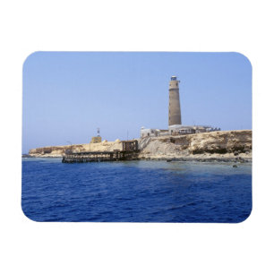 Leuchtturm auf den Brother Islands, Rotes Meer, Äg Magnet