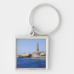 Leuchtturm auf den Brother Islands, Rotes Meer, Äg Schlüsselanhänger