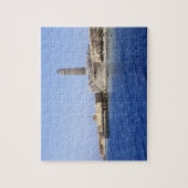 Leuchtturm auf den Bruderinseln, Rotes Meer, Ägypt Puzzle (Vertikal)