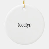 Leuchtturm auf den Klippen Wasserfarbe Personalisi Keramik Ornament (Hinten)