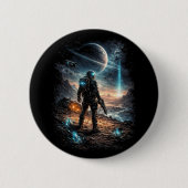 Leuchtturm auf der fernen Welt Button (Vorderseite)