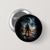 Leuchtturm auf der fernen Welt Button (Vorne & Hinten)