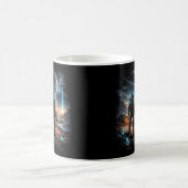 Leuchtturm auf der fernen Welt Kaffeetasse (Mittel)