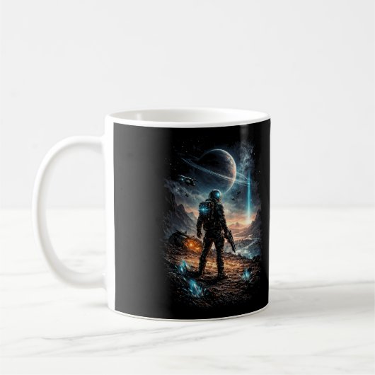 Leuchtturm auf der fernen Welt Kaffeetasse (Links)