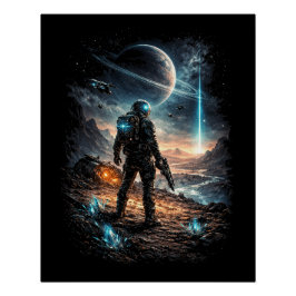 Leuchtturm auf der fernen Welt Poster