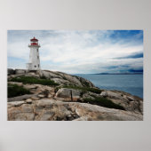 Leuchtturm auf der Peggy-Bucht Poster (Vorne)