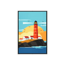 Leuchtturm auf einer Klippe