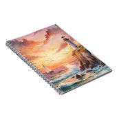 Leuchtturm auf einer Klippe Notizblock (Rechte Seite)