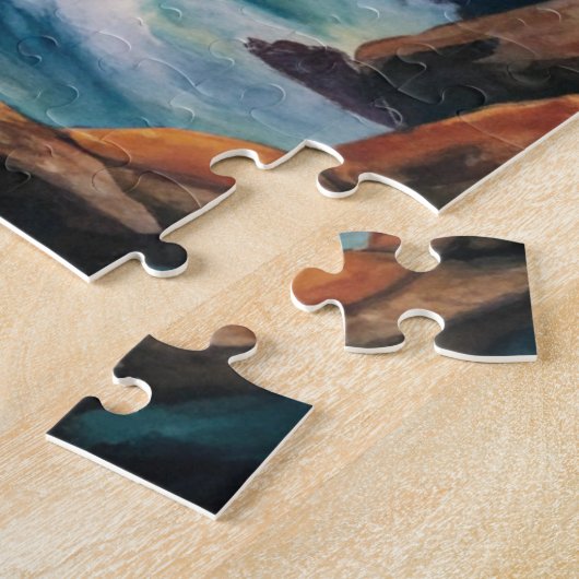 Leuchtturm auf einer Klippe Puzzle (Seite)