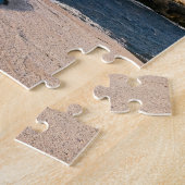 Leuchtturm auf Felsen mit Blick auf den Ozean Puzzle (Seite)