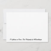 Leuchtturm auf Huron, Ohio Fotografie  Dankeskarte (Rückseite)