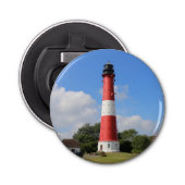 Leuchtturm auf Insel Pellworm im Sommer Flaschenöffner (Vorderseite)