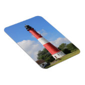 Leuchtturm auf Insel Pellworm im Sommer Magnet (Rechte Seite)
