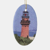 Leuchtturm auf Martha's Vineyard Keramikornament (Rechts)