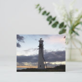 Leuchtturm auf Oahu Point Postkarte (Stehend Vorderseite)