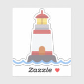 Leuchtturm Aufkleber (Blatt)