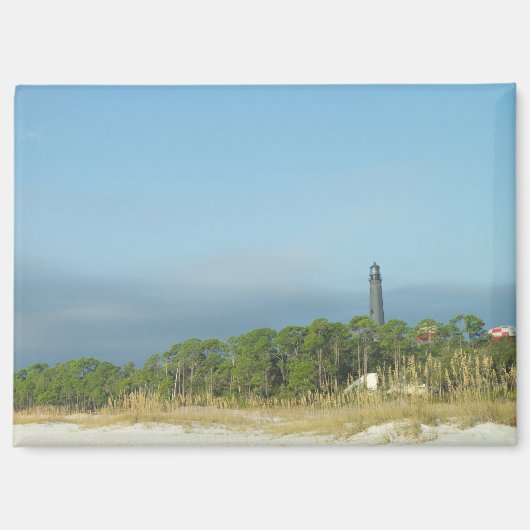 Leuchtturm aus der Ferne Magnet (Vorderseite)