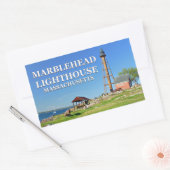 Leuchtturm aus Marmor, Massachusetts Stickers (Umschlag)