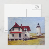 Leuchtturm Außenposten- Postkarte (Vorne/Hinten)