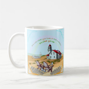 Leuchtturm Aussichtspunkt  Kaffeetasse