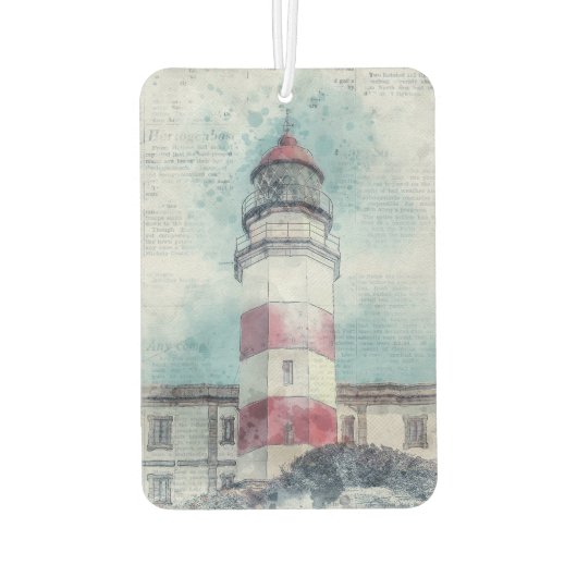 Leuchtturm Autolufterfrischer (Rückseite)