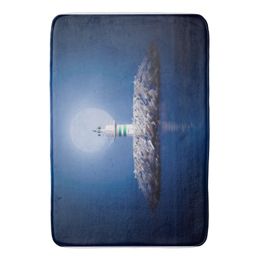 Leuchtturm Badematte (Vorderseite Vertikal)