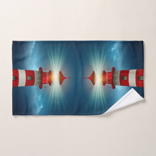 Leuchtturm-Badetuch-Set Badhandtuch Set (Handtuch)