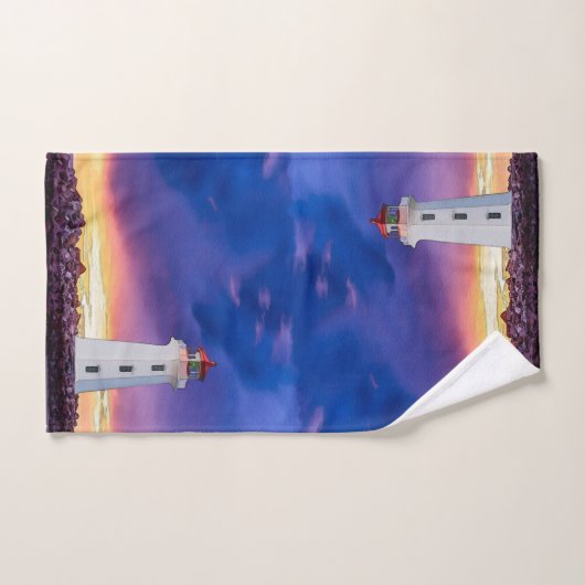 Leuchtturm - Badezimmer Handtuchhandtuch Set (Handtuch)