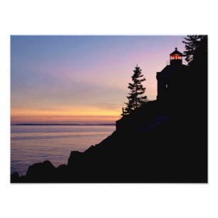 Leuchtturm Bass Harbor auf Mt. Desert Island, Fotodruck