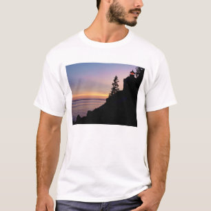 Leuchtturm Bass Harbor auf Mt. Desert Island, T-Shirt