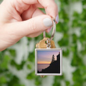Leuchtturm Bass Harbour auf der Wüsteninsel, Schlüsselanhänger (Hand)