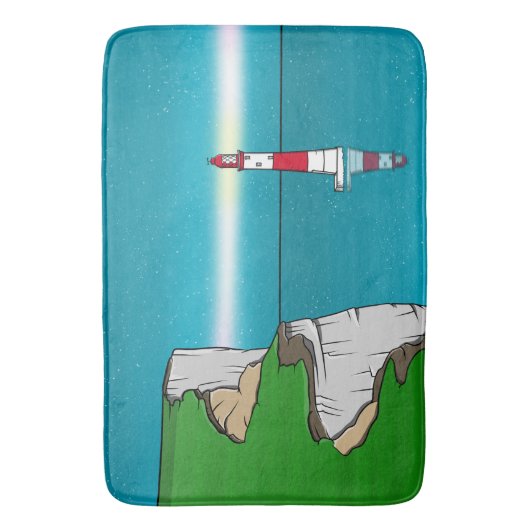 Leuchtturm "Beachy Head" im Ärmelkanal Badematte (Vorderseite Vertikal)